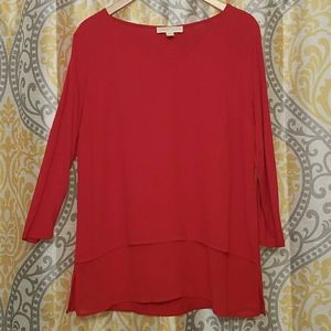 Michael Kors Red Blouse, Large